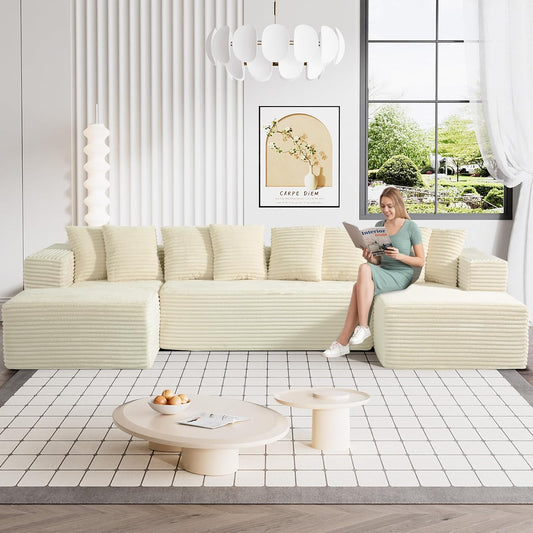 131" Modular Sectional Sofa Cloud Couch