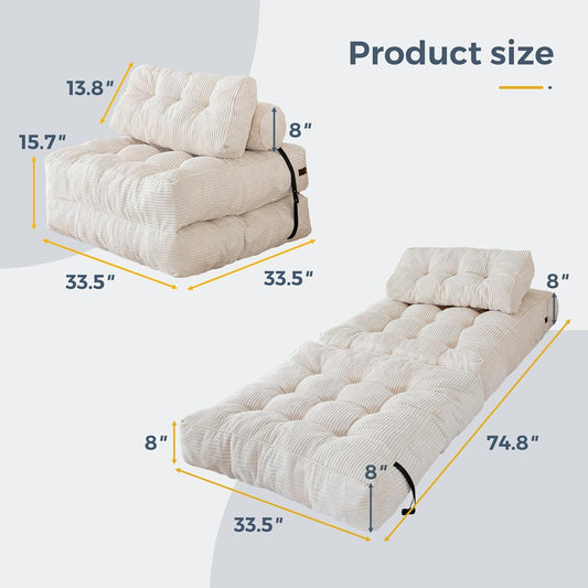 🏠 Multi-Functional Folding Sofa Bed